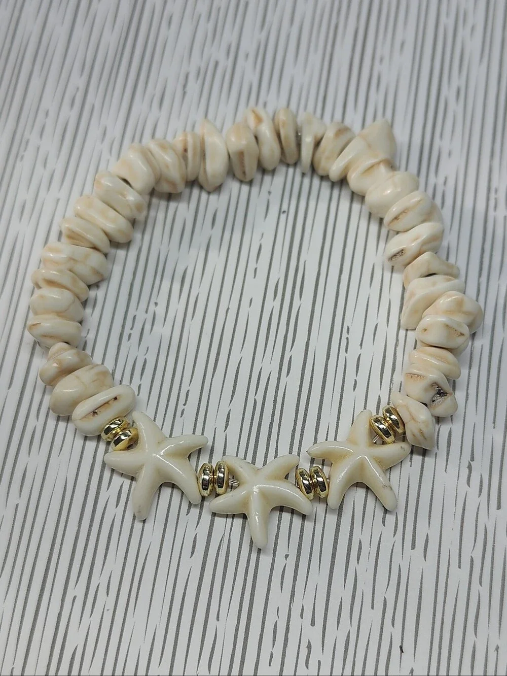 Shell Starfish Stretch Bracelet